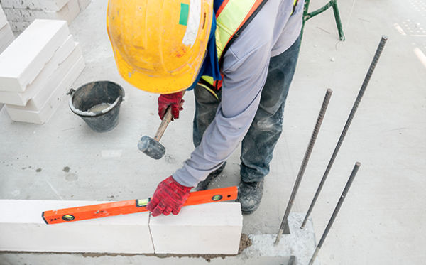 Bauarbeiter mit Erfahrung